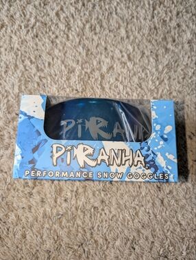 Piranha Multi Color Tint Dual Lens Performance Snow Goggles *Black Frame*